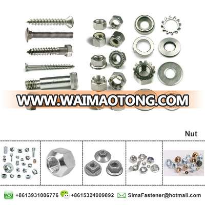 DIN933 Hex Nut,Square bolt nut,Custom-made flange nut