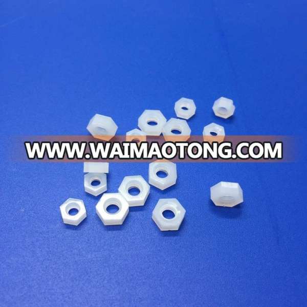 M3 M4 M5 M6 M7 M8 M10 M12 Nylon nut Plastic bolt set fastener Insulation Plastic Hex Nut Screw Plastic Hexagonal Nut